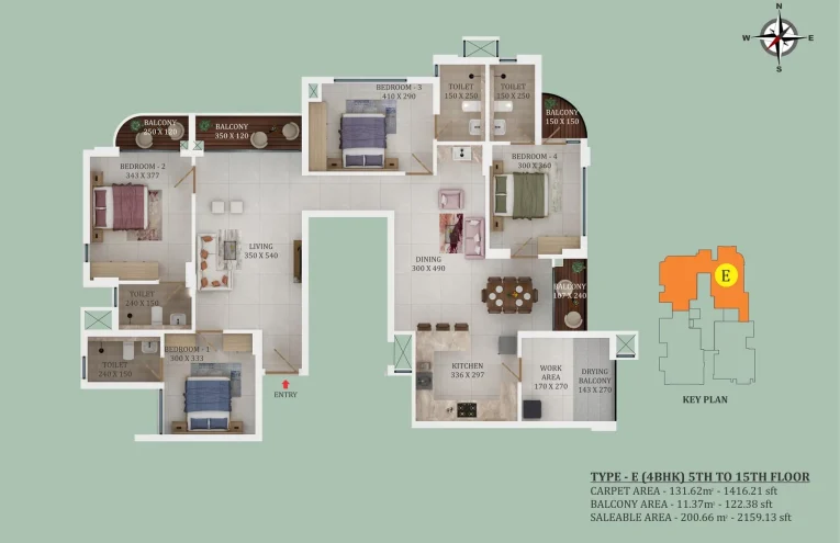 Trinity Laurel floor plan
