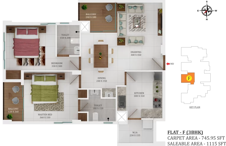Trinity Estilla floor plan