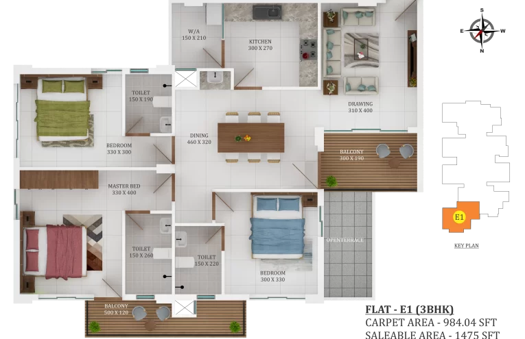 Trinity Estilla floor plan
