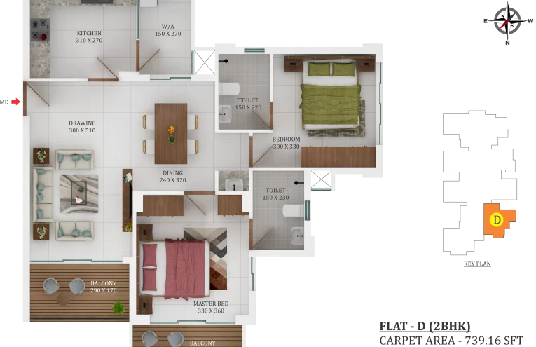 Trinity Estilla floor plan