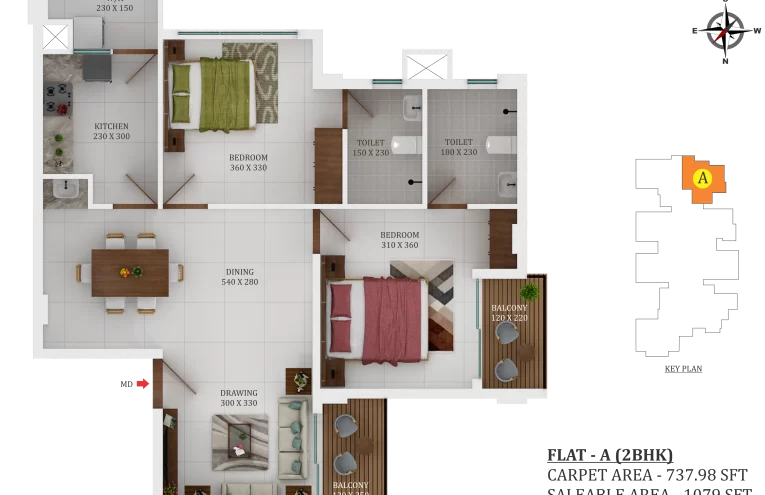 Trinity Estilla floor plan